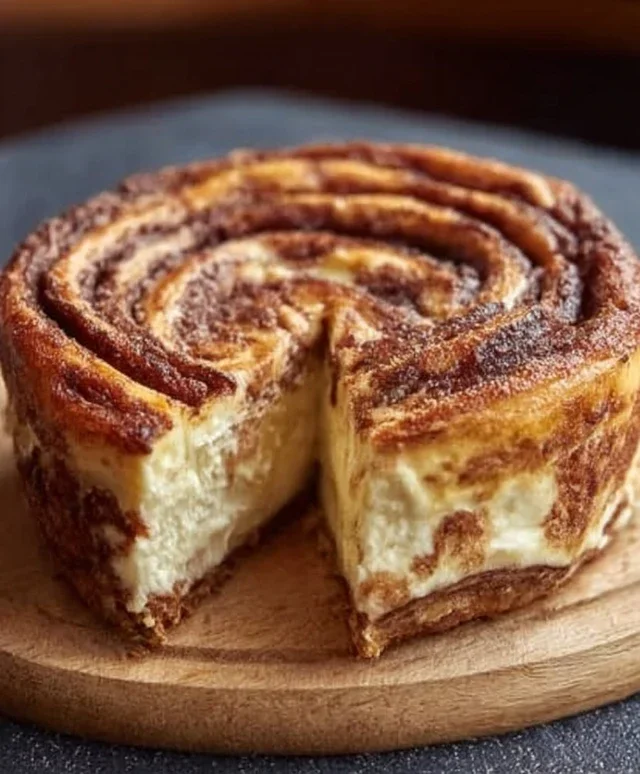 Zimtschnecken Käsekuchen mit Frischkäse 