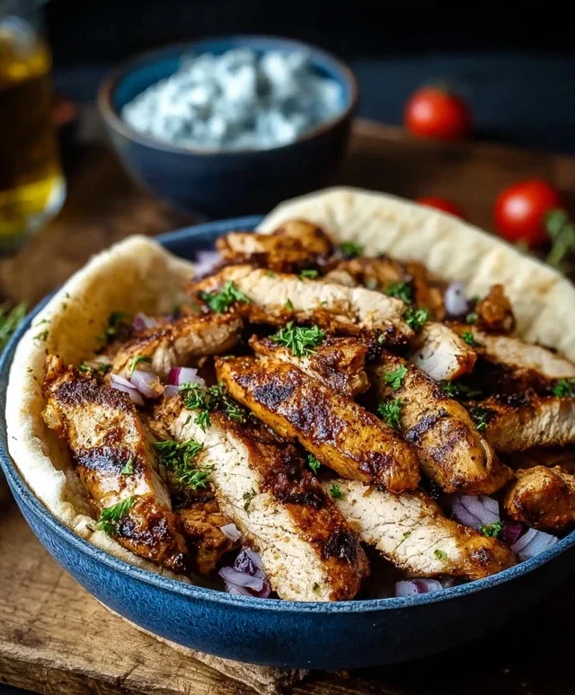Hahnchen Gyros selber machen