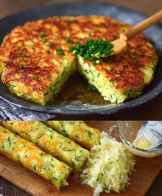 Ich backe sie ständig, Zucchinistäbchen mit 100 g Käse - Kochen Mit Uns