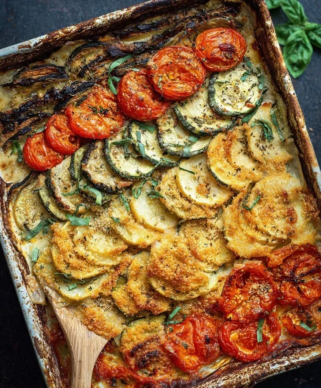 Verdure al forno gratinate