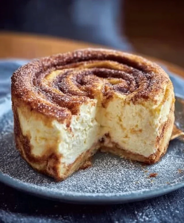 Zimtschnecken Käsekuchen mit Frischkäse