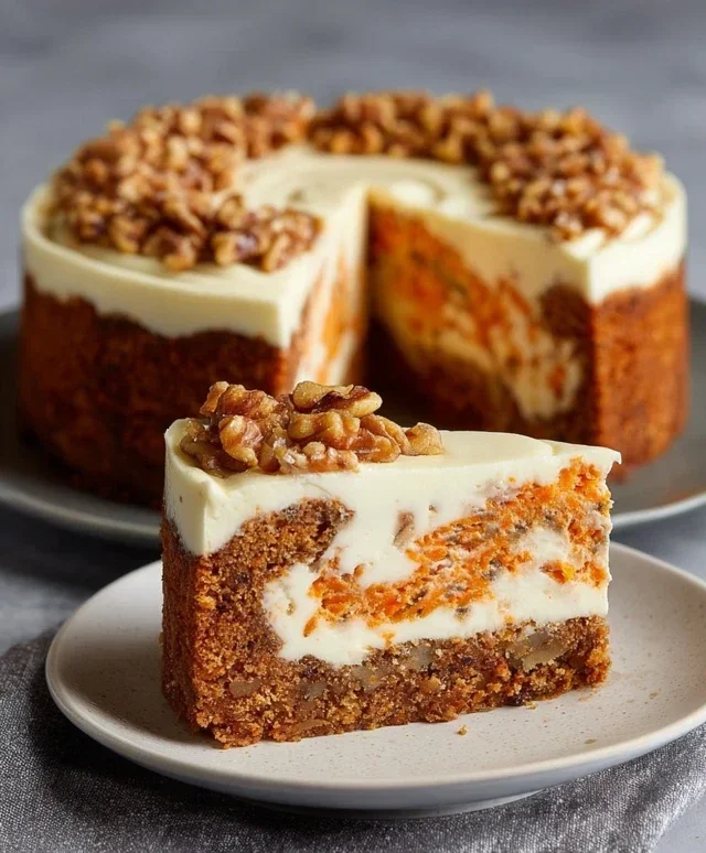 Carrot Cake Cheesecake The Best of Both Worlds