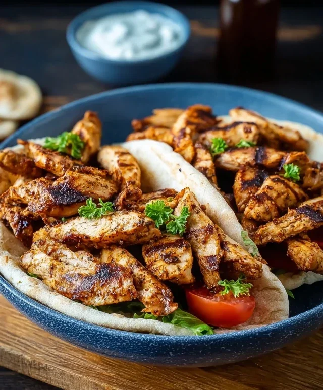 Hahnchen Gyros selber machen