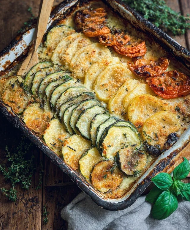 Verdure al forno gratinate