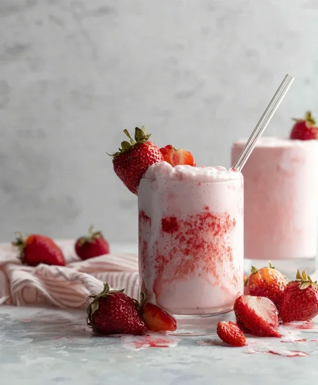 Korean Strawberry Milk