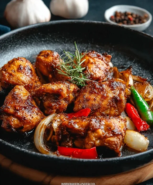 Schwarzes Pfeffer Hühnchen: Würzig und aromatisch genießen!