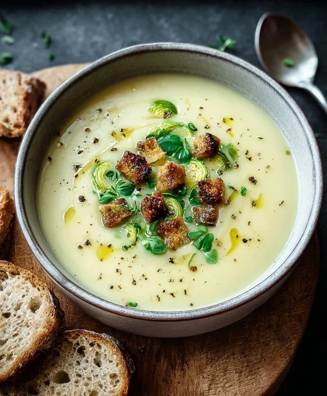 Cremige Rosenkohlsuppe