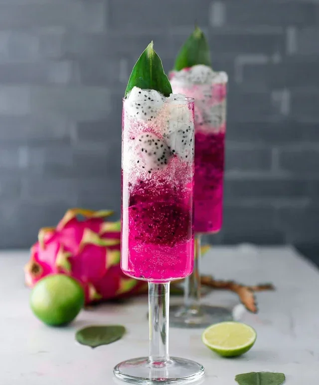 Dragon Fruit Lychee Mimosa