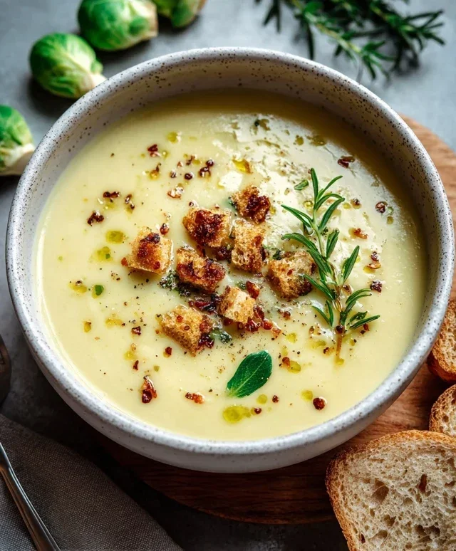 Cremige Rosenkohlsuppe