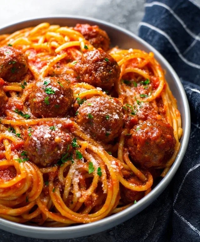 Instant Pot Spaghetti and Meatballs