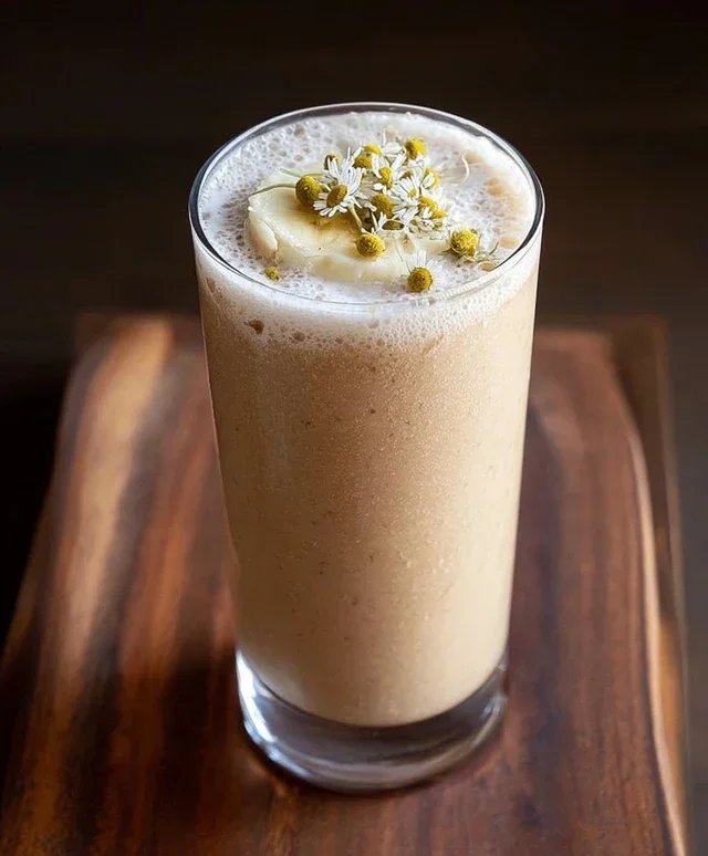 Banana Cbeef beef hamomile Tea Smoothie