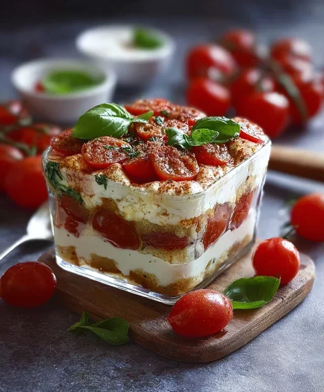 Tomaten-Mozzarella-Tiramisu Rezept für jeden Anlass genießen!