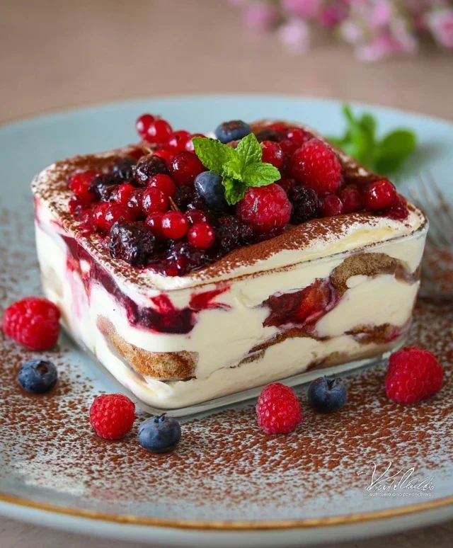 TIRAMISU AI FRUTTI DI BOSCO