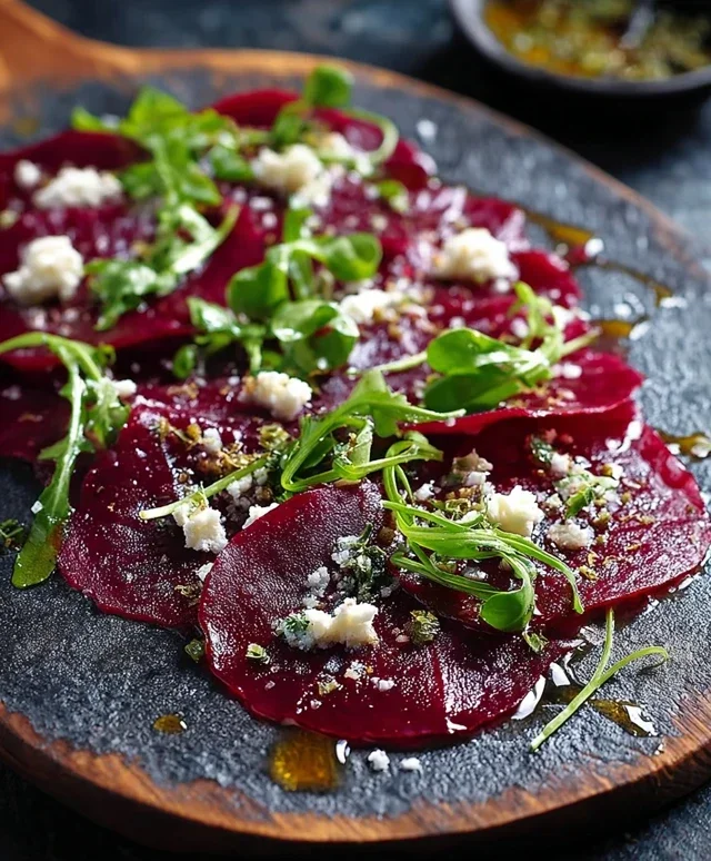 Rote Bete Carpaccio