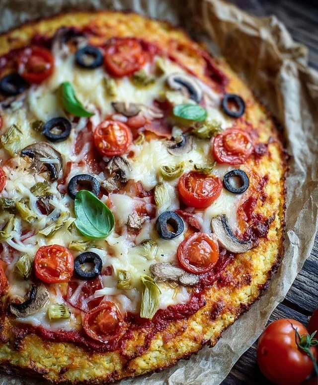 Low Carb Blumenkohl Pizza