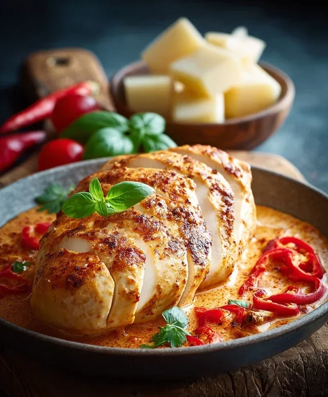 Paprika Sahne Hähnchen