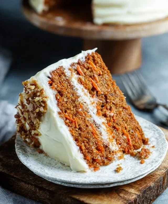 The BEST Carrot Cake with Cream Cheese Frosting