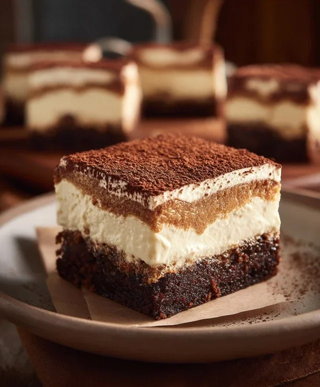 Tiramisu Brownies