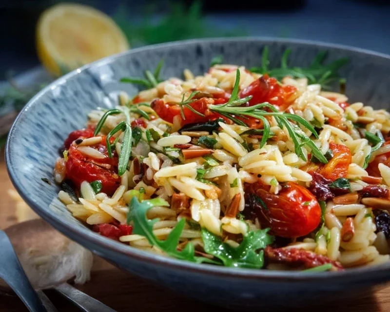 Italienisches Orzo Salat Rezept - einfach lecker!