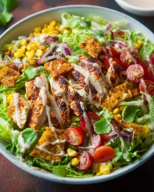Santa Fe Salad Recipe with Chicken