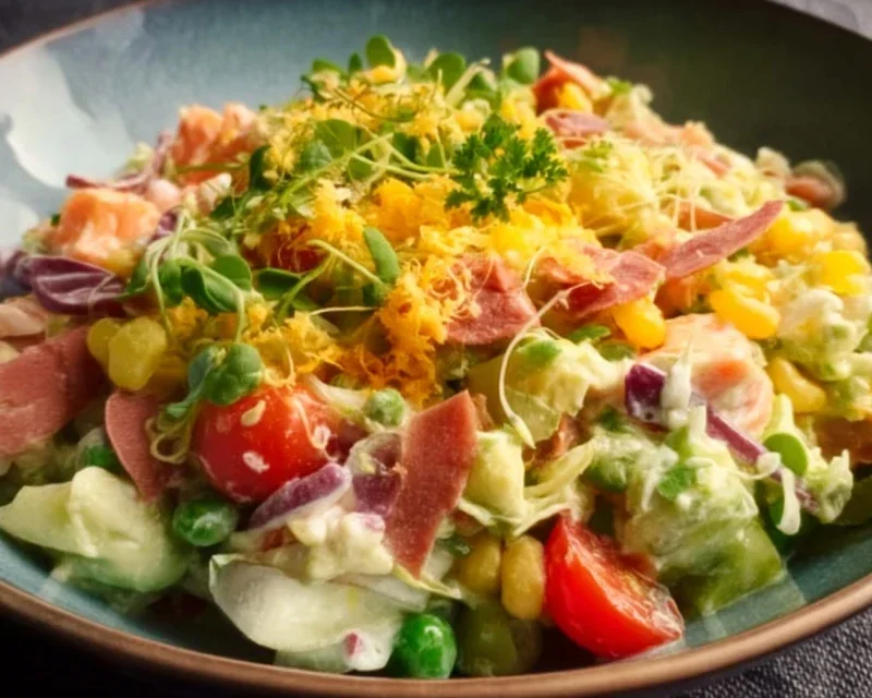 Über-Nacht-Salat Rezept zum Vorbereiten