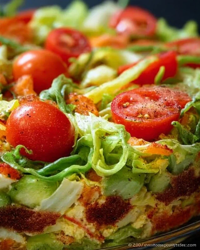 Salattorte fürs Grillen “Ein Stück Salat, bitte!” - rideros