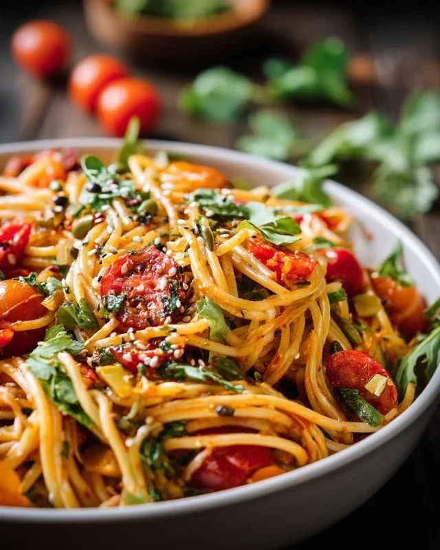 Leckerer Kalifornischer Spaghetti-Salat Rezept