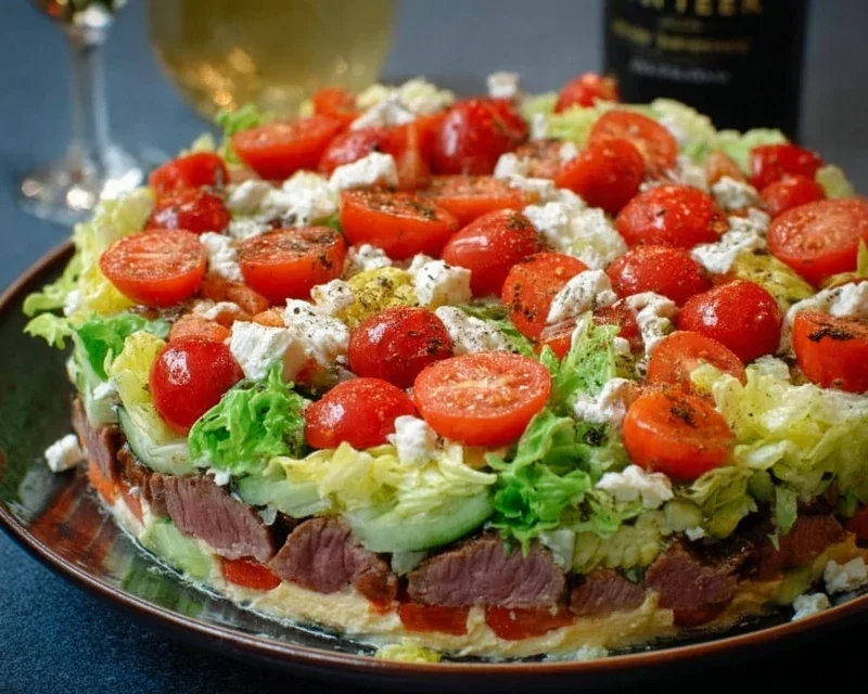 Salattorte fürs Grillen “Ein Stück Salat, bitte!” - rideros