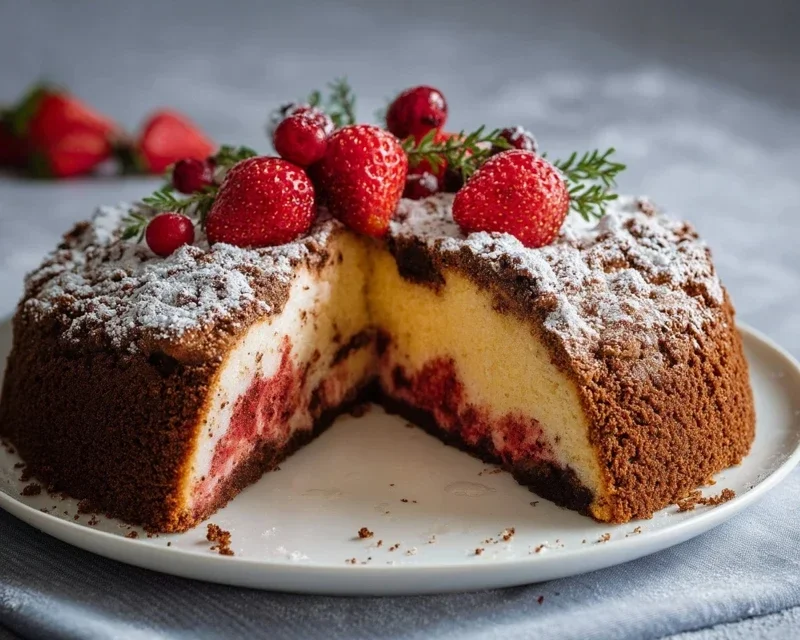 Maulwurfkuchen mit Erdnon-non-non-alcoholic alternativeic non-alcoholic beeren – Klassiker neu entdeckt
