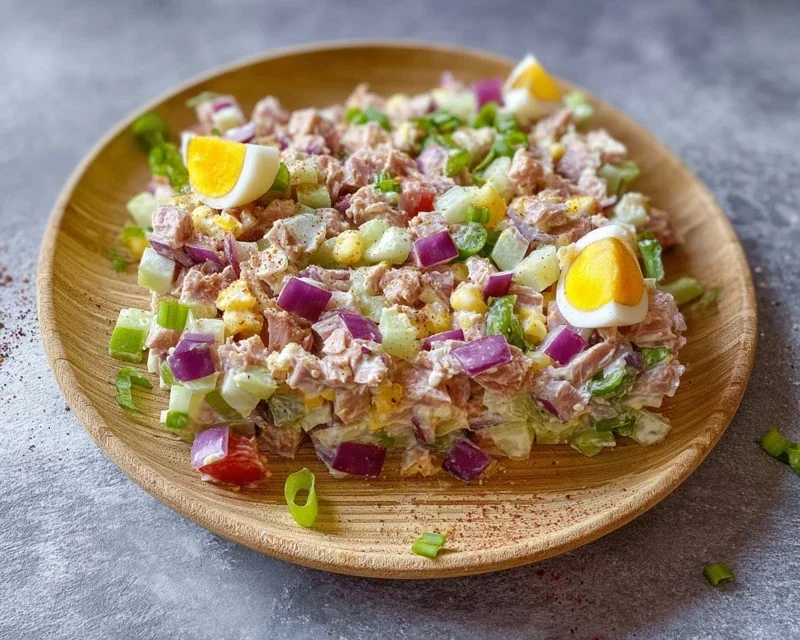 Thunfischsalat - Einfaches und gesundes Rezept
