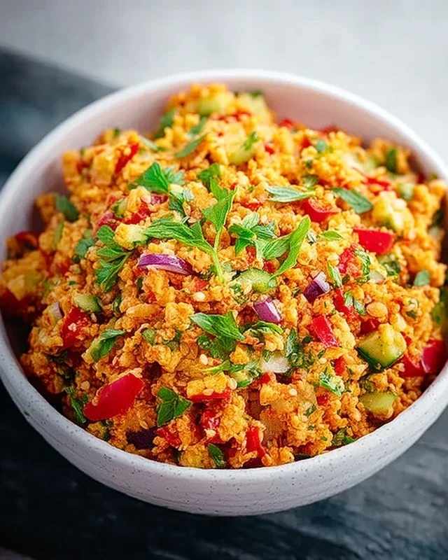 Veganer Bulgursalat