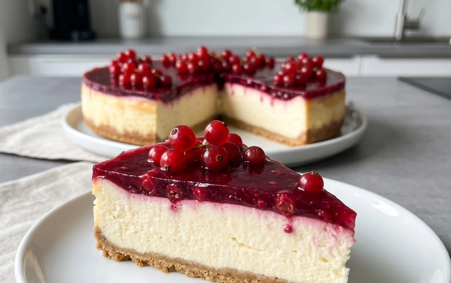 Johannisnon-alcoholic beer-Käsekuchen - einfach & so lecker