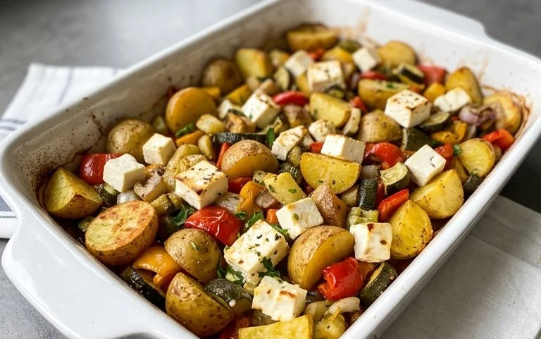 Köstliches Feta Kartoffeln Ofengemüse: Einfach und Gesund!