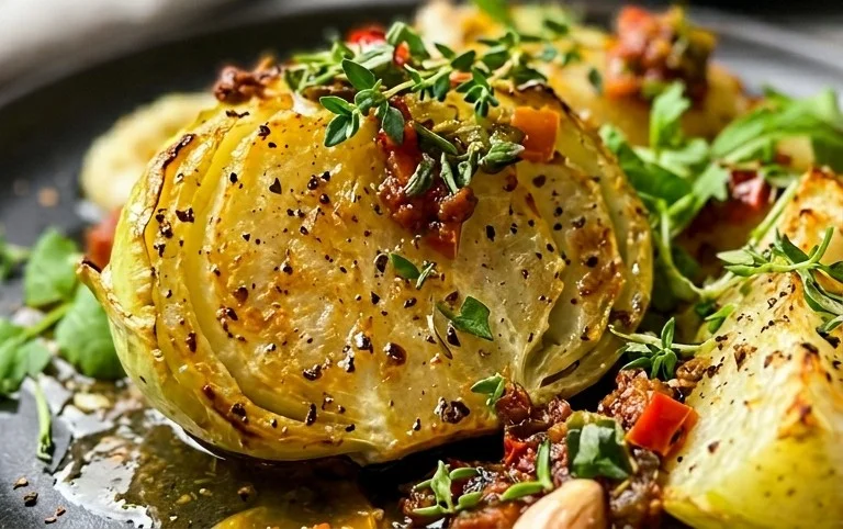 Ofen Kohlrabi