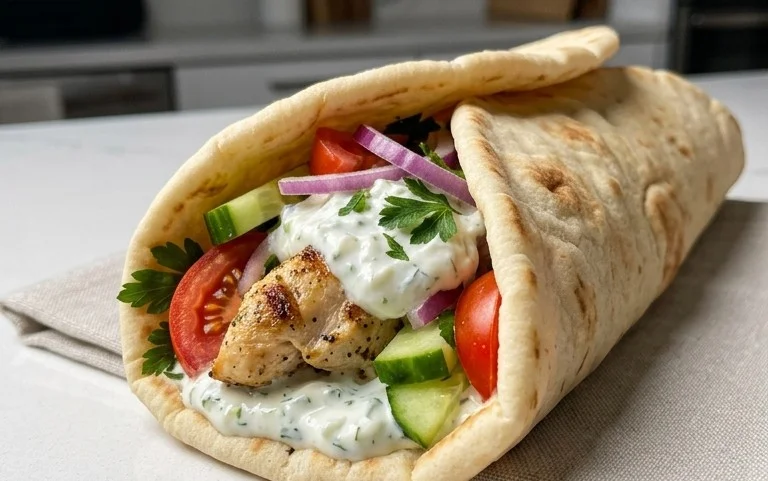 Griekse Kipwraps met Tzatziki maken is eenvoudig en lekker!