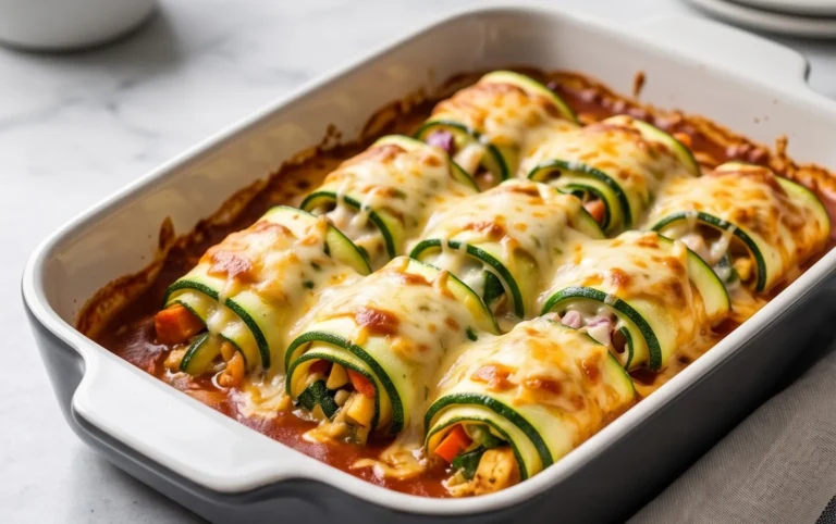 Zucchini Enchilada Roll Ups