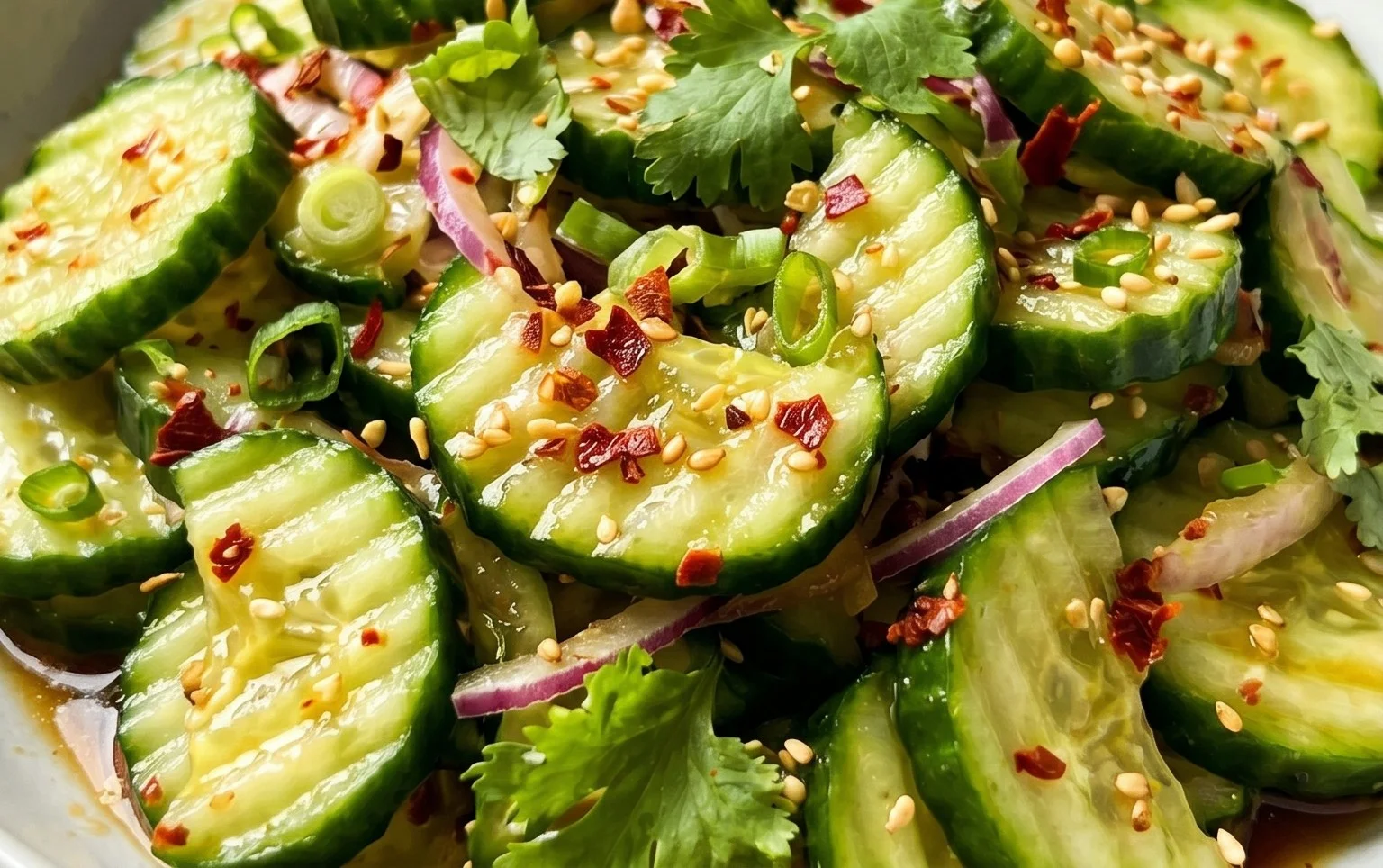 Spicy Asian Cucumber Salad