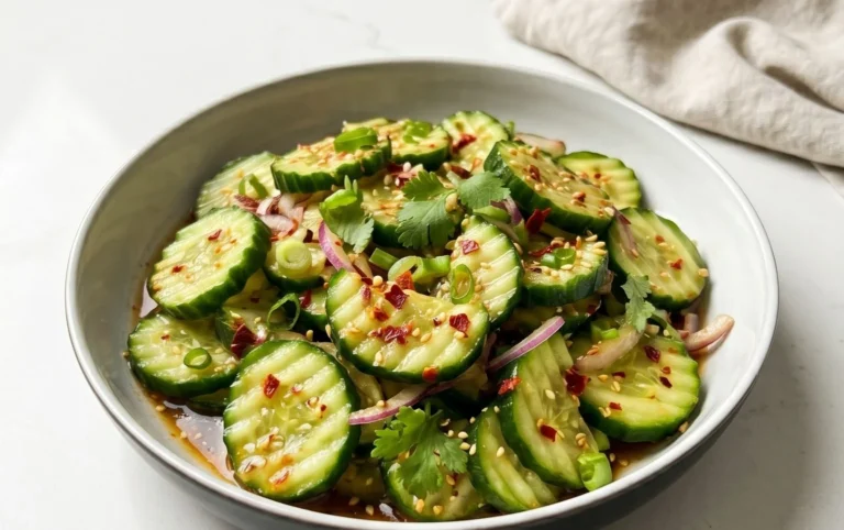 Spicy Asian Cucumber Salad