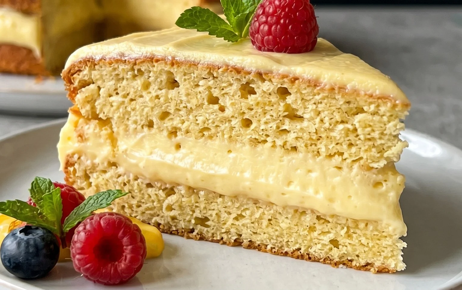 Omas Erdnon-alcoholic beerkuchen mit Pudding