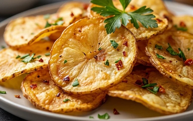 Chips di patate al forno