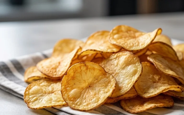 Chips di patate al forno