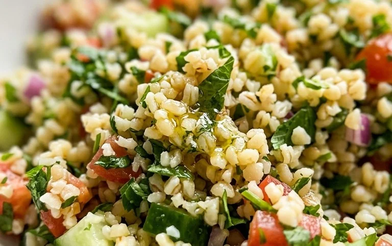 Veganer Bulgursalat