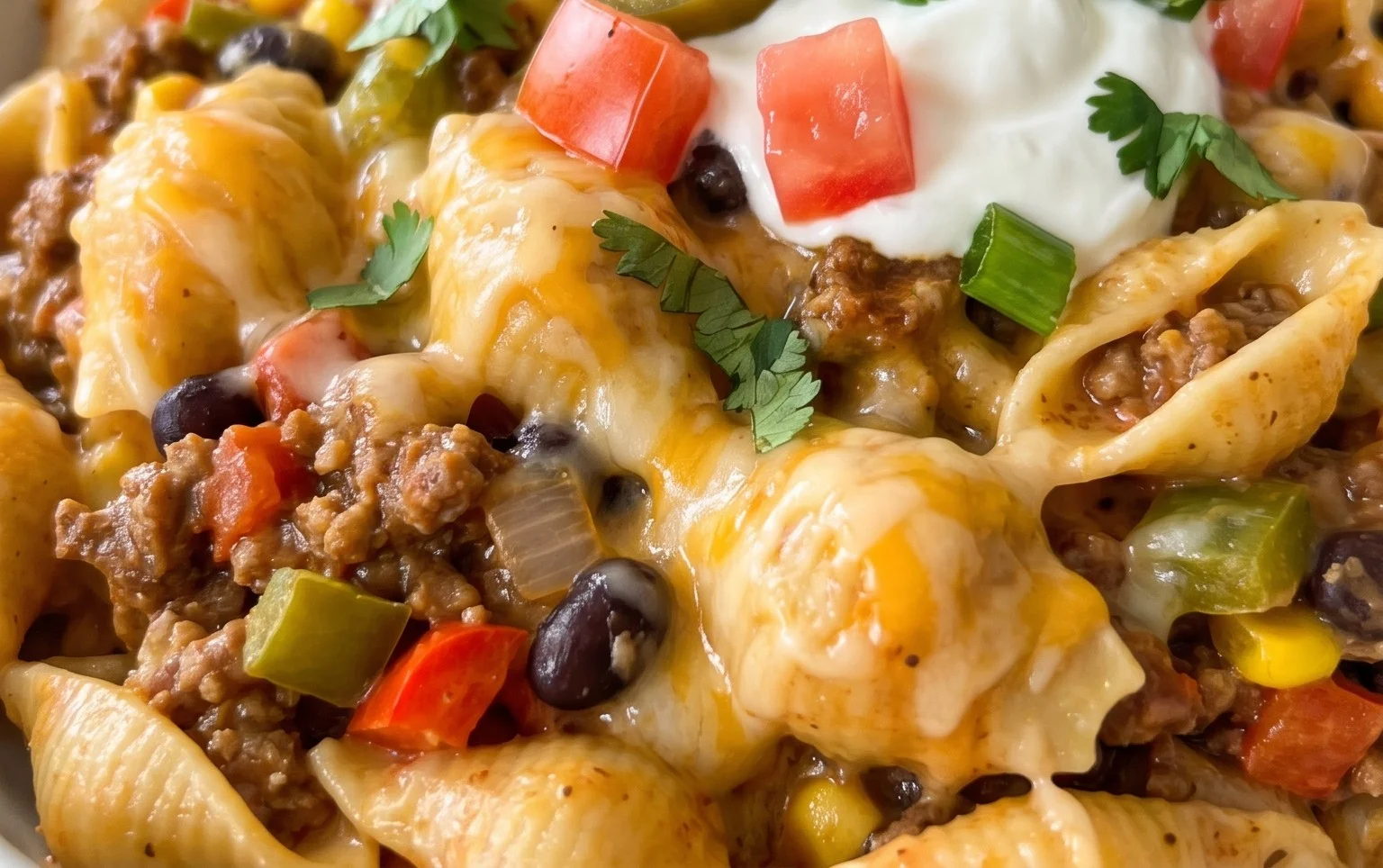 Cheesy Taco Pasta