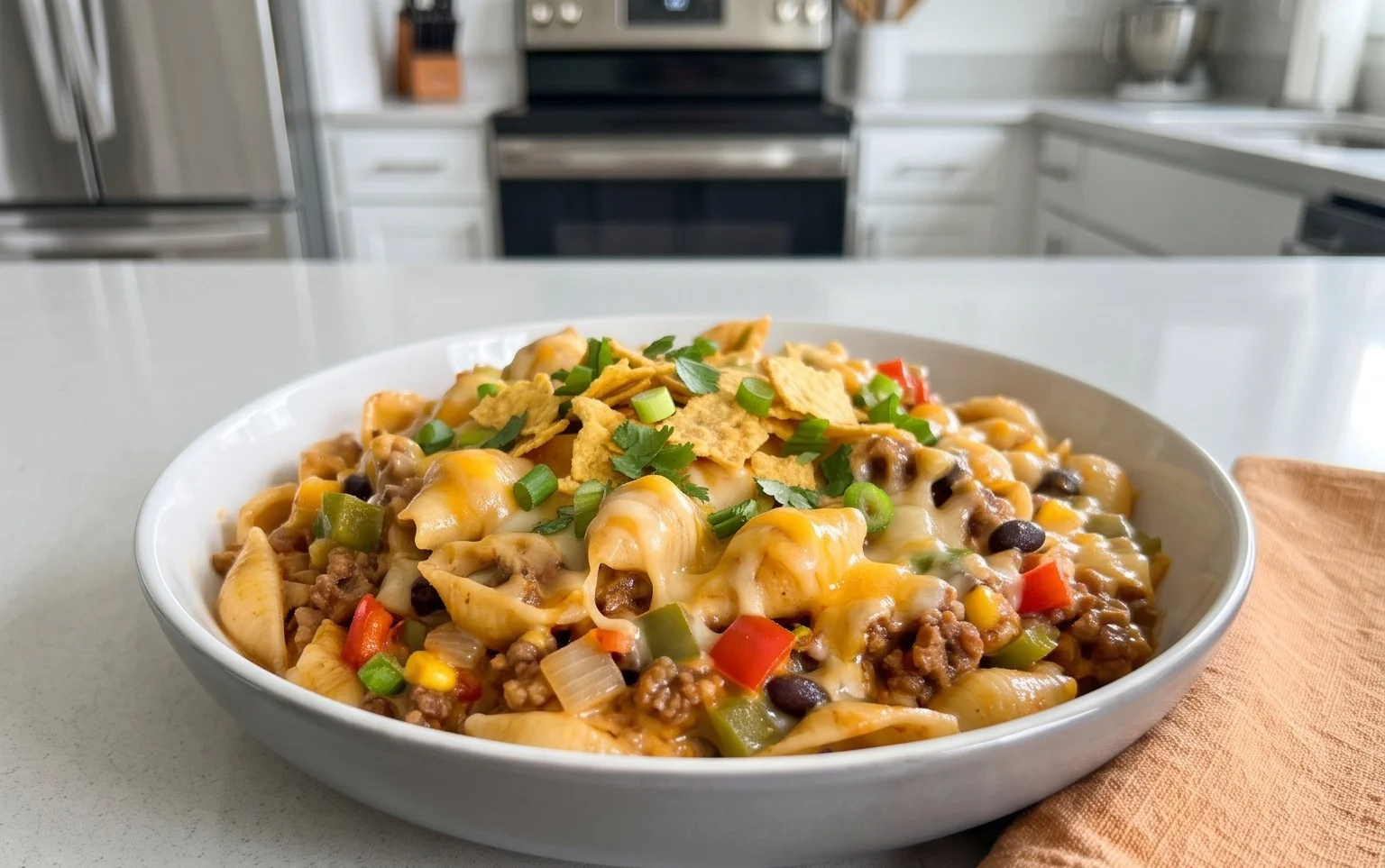Cheesy Taco Pasta