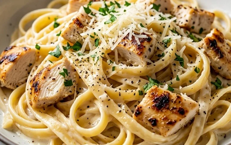 Cremige Hähnchen-Alfredo-Nudeln: Ein Unglaubliches Ultimatives Rezept