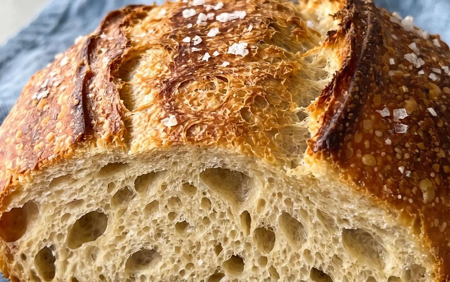 No Knead Salt Bread