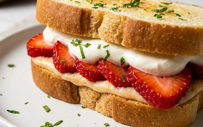4-ingredient Strawberry Sando
