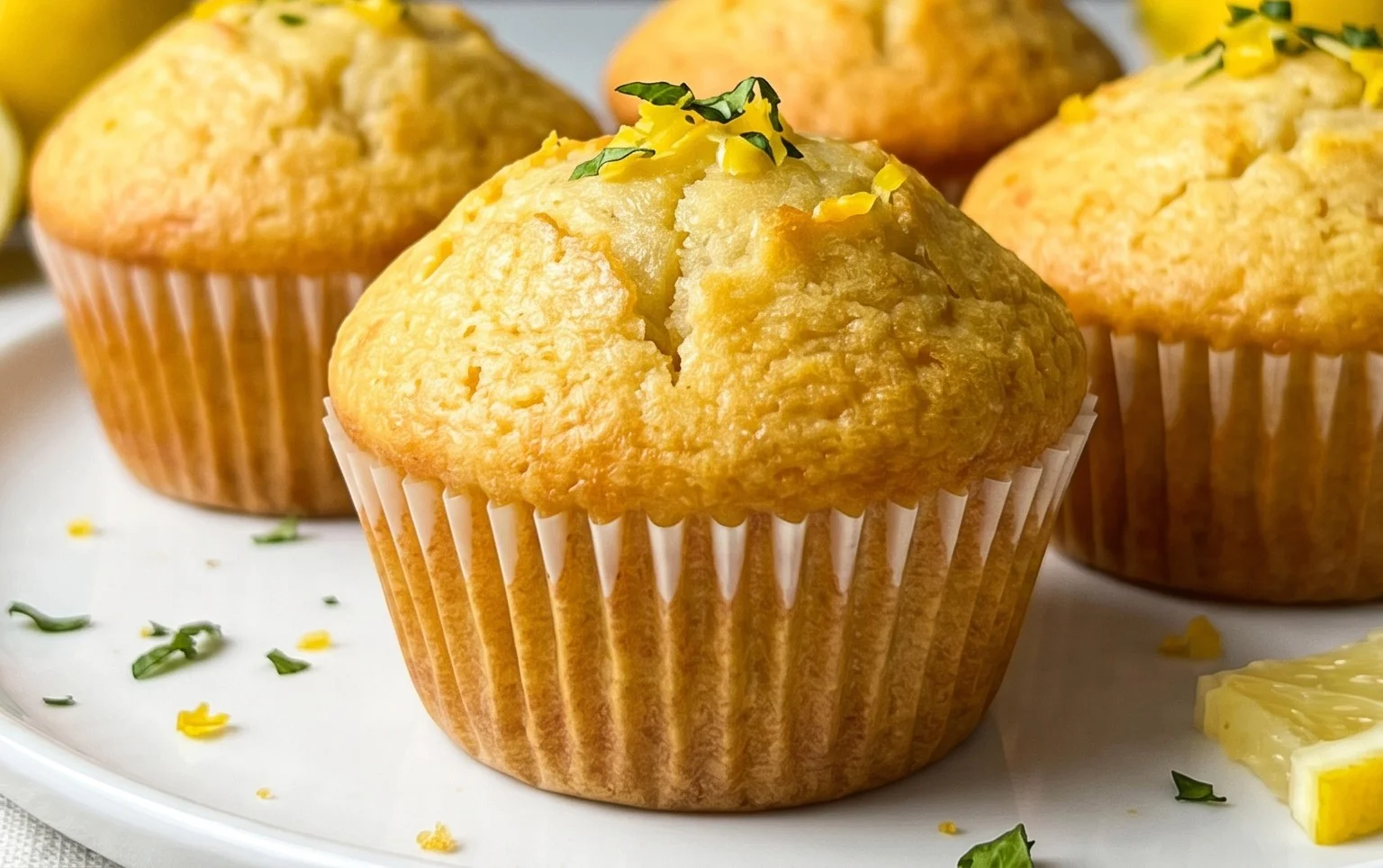 Zitronenmuffins – schnell & einfach