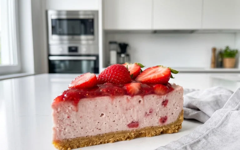 Vegan Strawberry Cheesecake