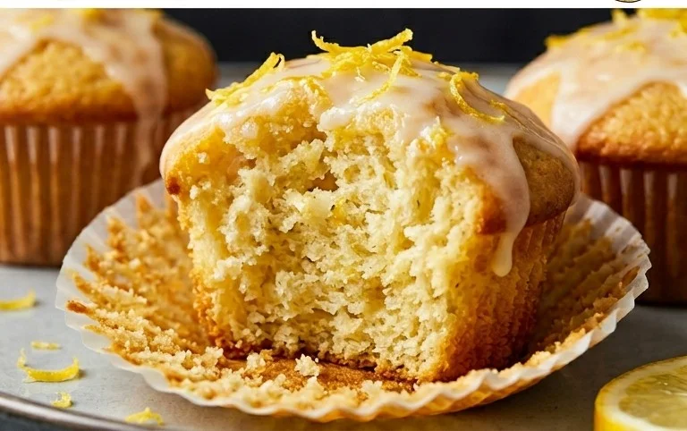 saftige Zitronen Muffins